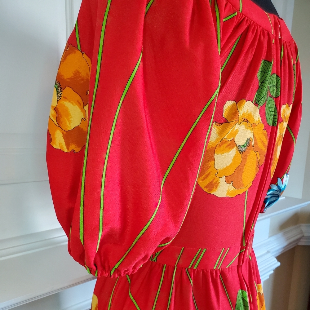 VINTAGE TORI RICHARD HONOLULU MAXI DRESS - Picture 10 of 11